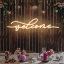 Welcome Led Neon Sign Light