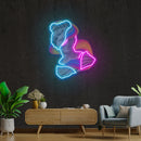 Woman Of Color Neon Artwork Led Neon Sign Light
