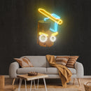 Wood And Ax Artwork Led Neon Sign Light