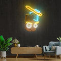 Wood And Ax Artwork Led Neon Sign Light