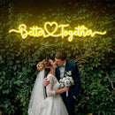 Better Together 3 Wedding Led Neon Sign Light