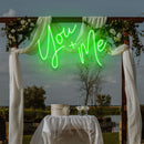 You And Me Led Neon Sign Light