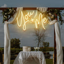 You And Me Led Neon Sign Light