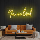You Are Loved Led Neon Sign Light