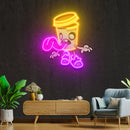 Zombie Cup Artwork Led Neon Sign Light
